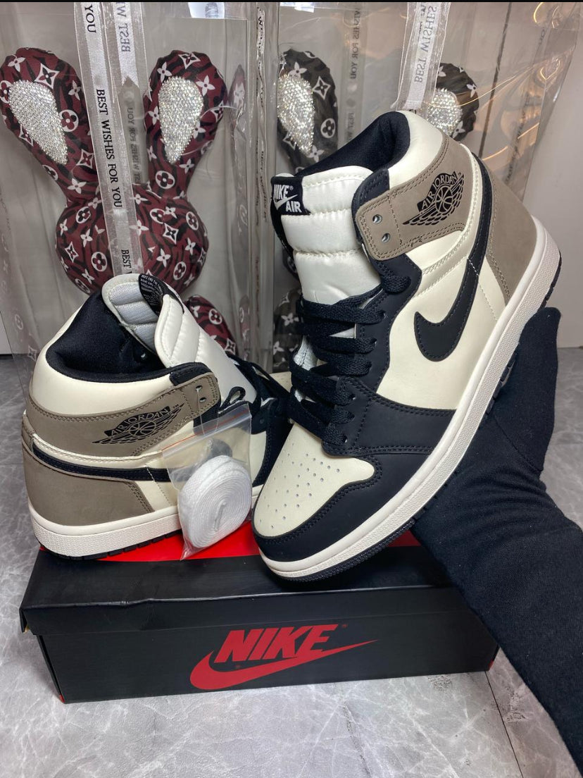 Nike Jordan 1s Black & Brown high