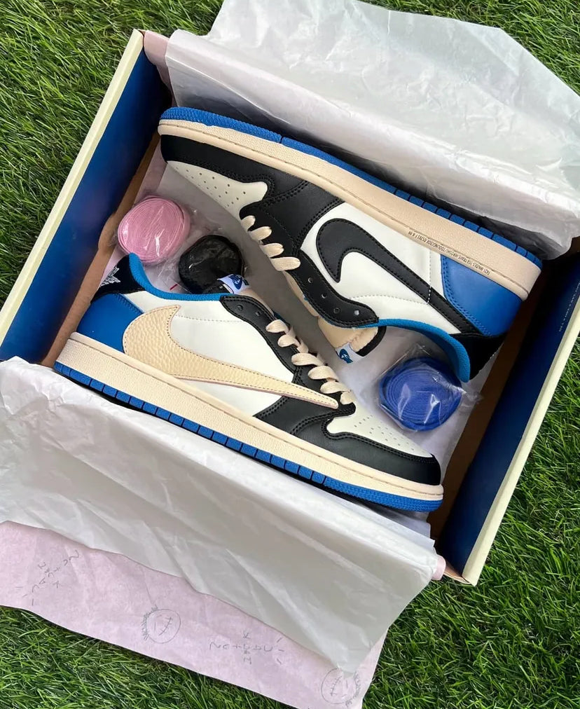 Air Jordan 1 Low scott Fragment Blue