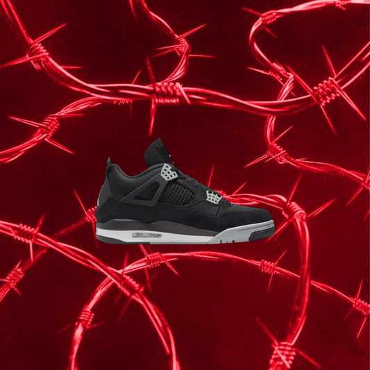 Jordan 4 Black Canvas