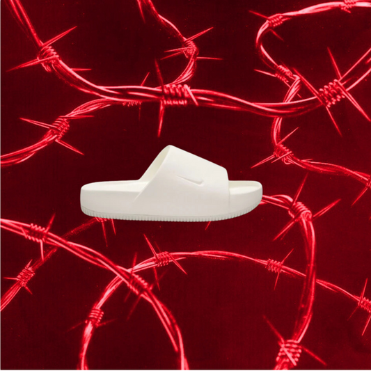Nike Calm Slides White