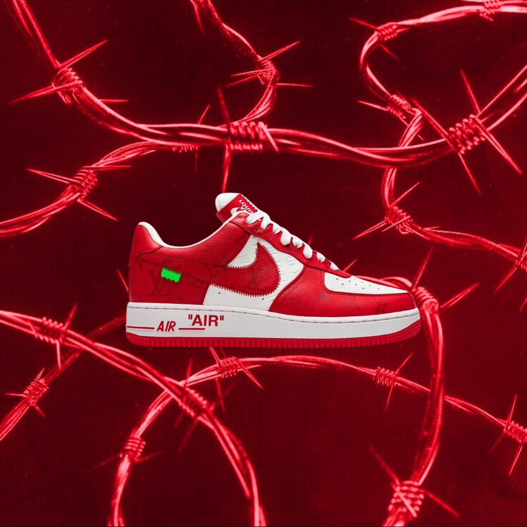 NIKE AIR FORCE ONE X LV RED 🍒