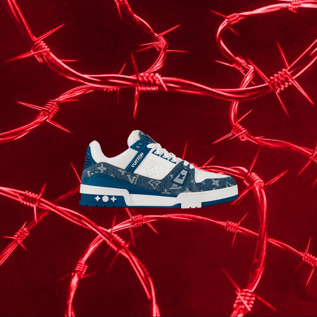 LOUIS VUITTON TRAINER BLUE