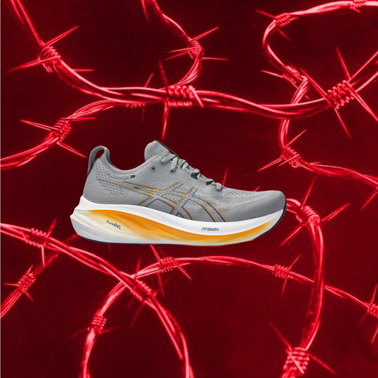 Asics Gel-Nimbus 26 Orange & Grey