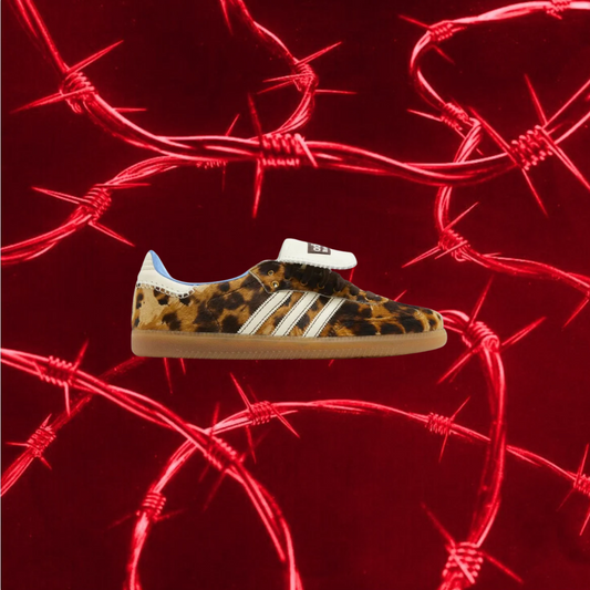 ADIDAS SAMBA OG X Wales Bonner Pony Leopard